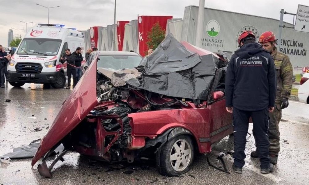 Bursa yakın çevre yolunda korkunç kaza